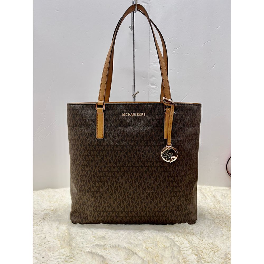 🔥🎁NWT! Michael Kors Morgan Large Tote Handbag Brown Msrp$248.00 - Picture 2 of 6